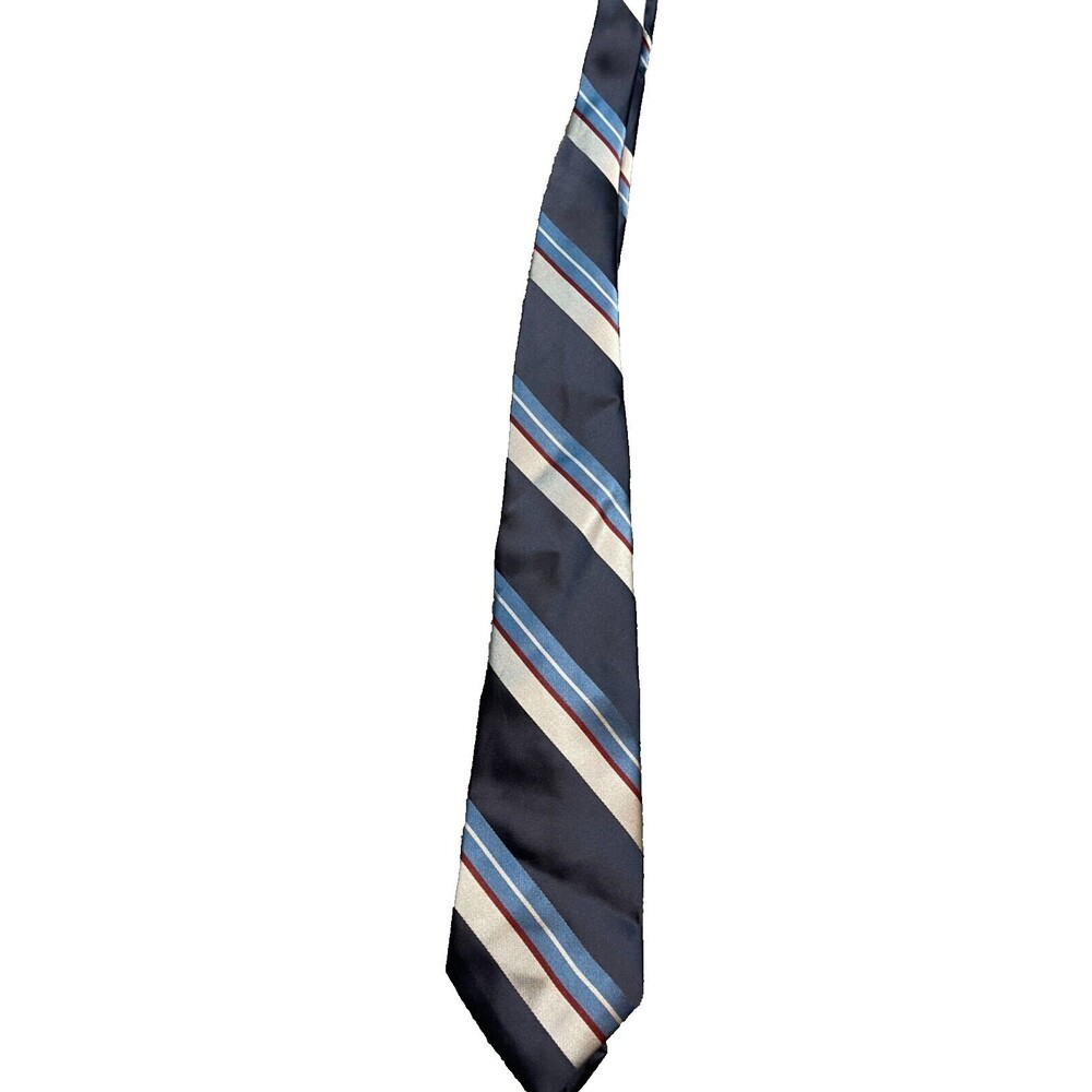 Surrey Neck Tie Navy Blue Striped